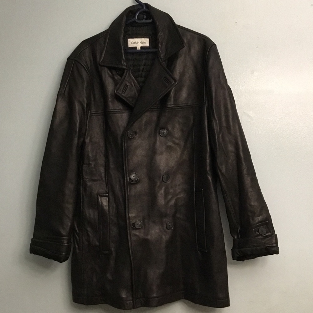 Calvin Klein leather jacket - Picture 9 of 16